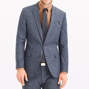 J.Crew Japanese Chambray Ludlow Sportcoat 40L